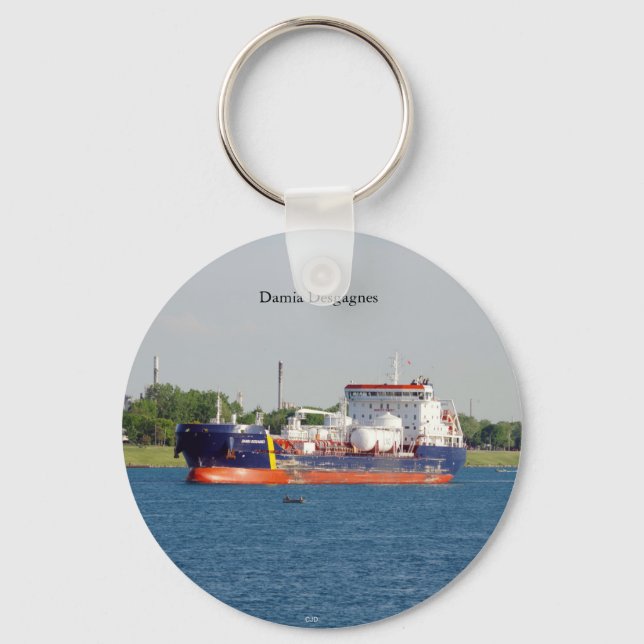 Damia Desgagnes button key chain (Front)