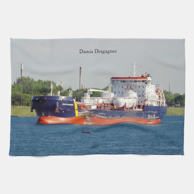 Damia Desgagnes kitchen towel (Horizontal)