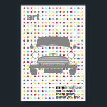 Damian's Classic Mini Cooper art Poster<br><div class="desc">Damian's Classic Mini Cooper art Poster</div>
