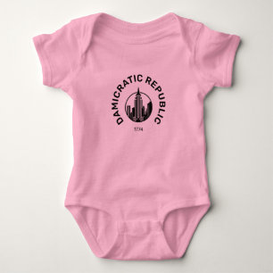 Damicratic Baby Bodysuit