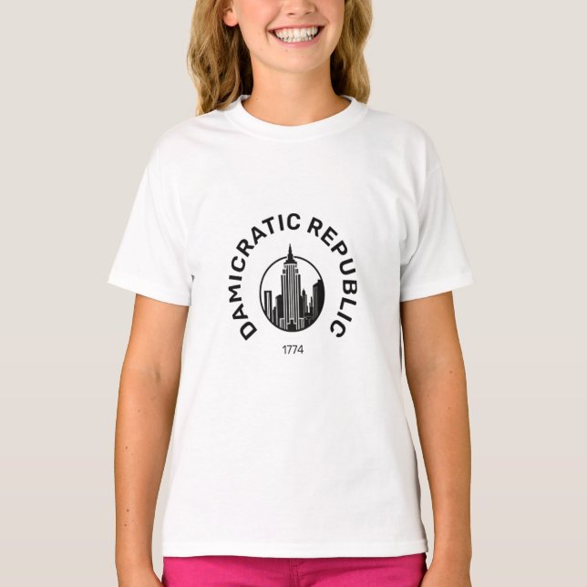 Damicratic kids T-Shirt (Front)