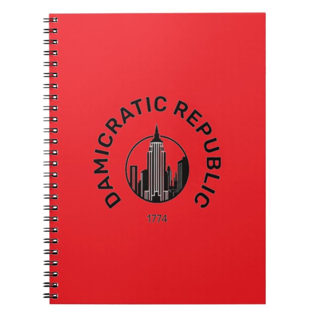 Damicratic Notebook (Front)