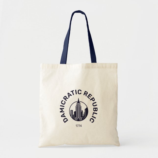 Damicratic   tote bag (Front)