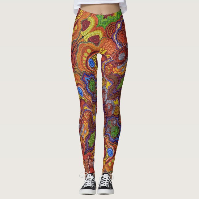 Damien and Yilpi designer leggings (Front)