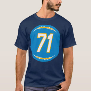 Damion Square Number 71 Jersey Los Angeles Charger T-Shirt