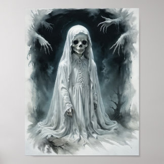 Damned child skeleton ghost  poster