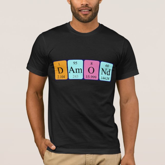 Damond periodic table name shirt (Front)