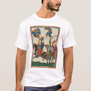 Damsel In Distress, 14th Century Mediaeval Art T-Shirt