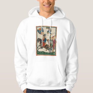 Damsel In Distress, 14th Century Medieval Art Hoodie