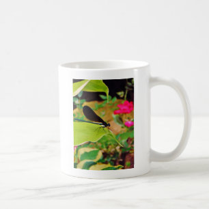 Damselfly and Rose Coffee Mug