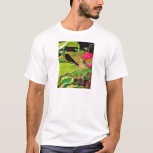 Damselfly and Rose T-Shirt