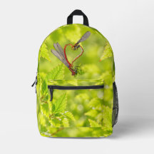 Damselfly Heart Nature Art Girls' Hoodie