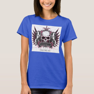 Damsels of Distress - Pink and Black T-Shirt