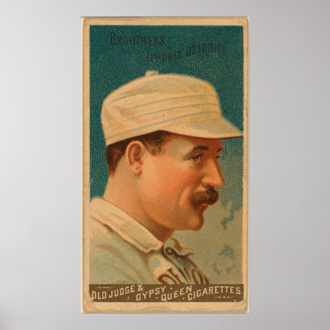 Dan Brouthers, Detroit Wolverines Poster (Front)