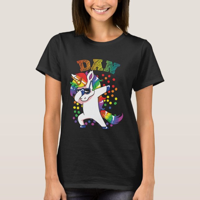 Dan Dabbing Unicorn T-Shirt (Front)