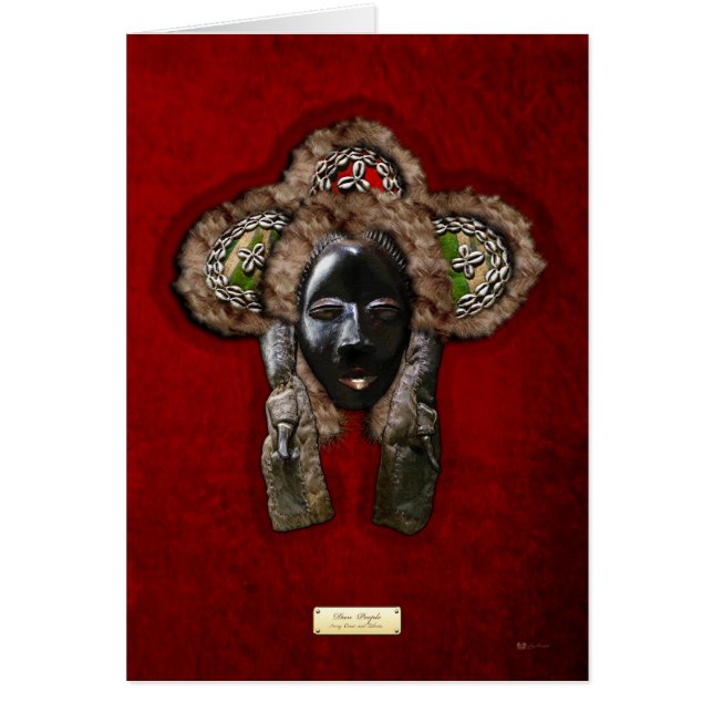 Dan Dean-Gle Mask on Red Velvet (Front)