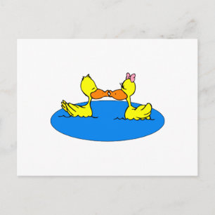 Dan & Din Duck Postcard