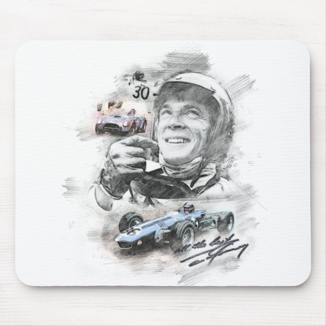 Dan Gurney Mouse Pad (Front)