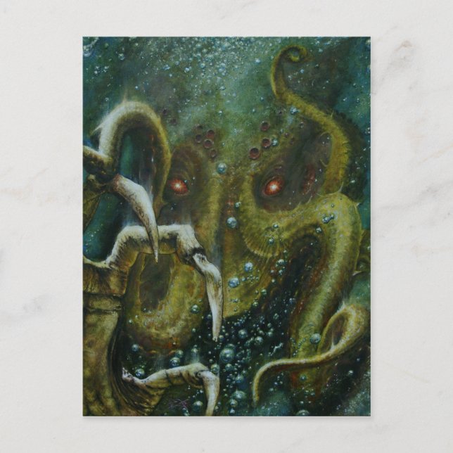 Dan Henk Cthulhu Postcard (Front)
