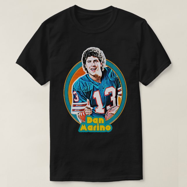 Dan Marino Retro 80s  Fan Design T-Shirt (Design Front)