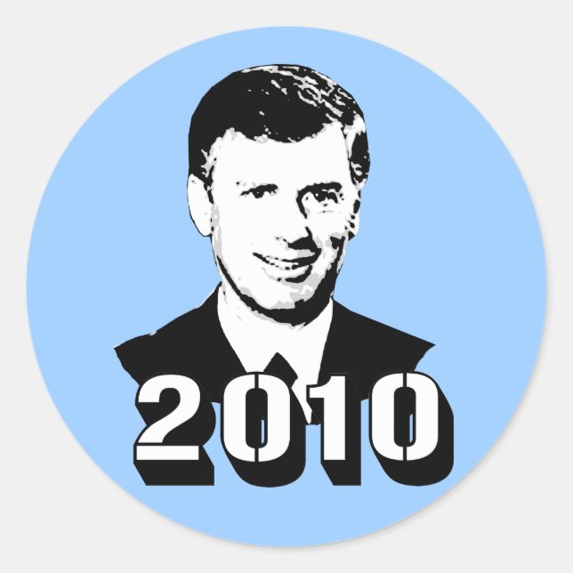 Dan Quayle Classic Round Sticker (Front)
