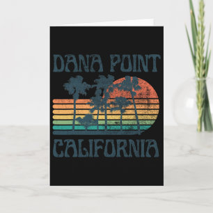 Dana Point California Beach Summer Vacation Vintag Card