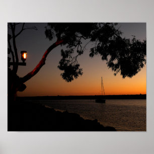 Dana Point Harbour Sunset Poster