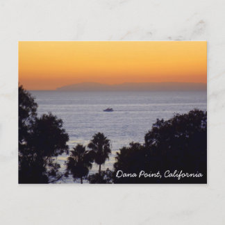 Dana Point Sunset Postcard