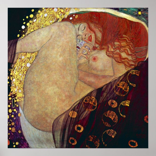 Danaë — Gustav Klimt (1907–08) Poster (Front)