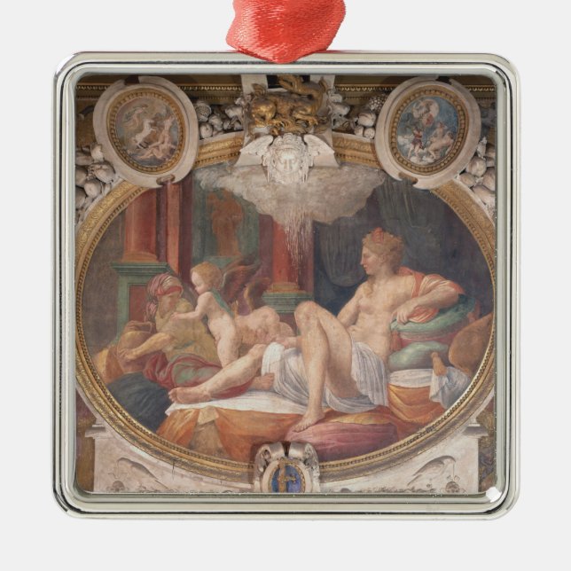 Danae Receiving the Shower of Gold Metal Ornament (Front)