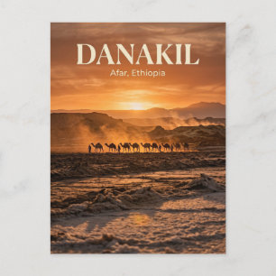 Danakil Depression, Mekele, Afar Region Postcard