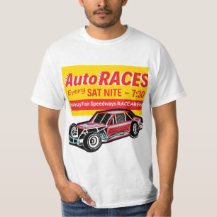 Danbury Fair Racearena Auto Races Bill 1SidedwVega T-Shirt