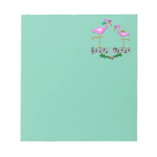 Danccing Flamingos Notepad