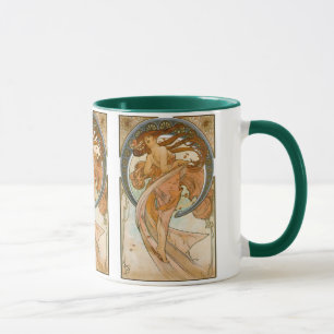 Dance (1898), Alphonse Mucha Fine Art Nouveau Mug