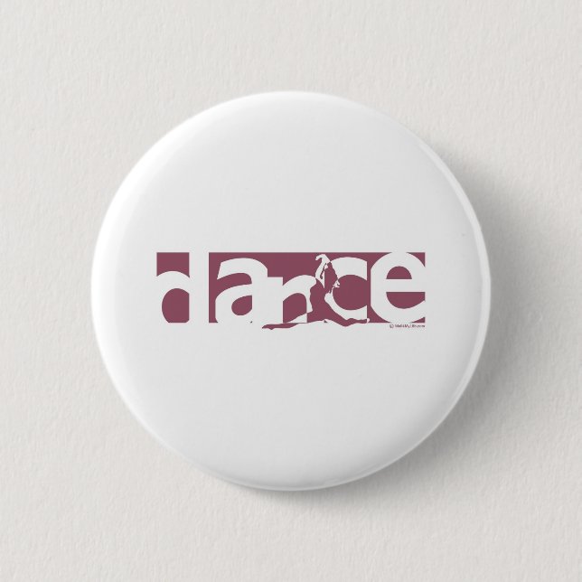 Dance 6 Cm Round Badge (Front)