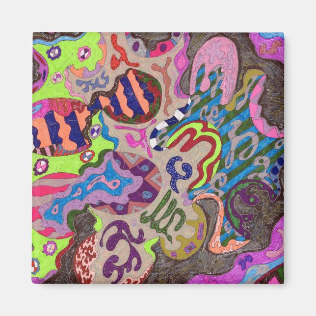 "Dance" Abstract - Customised Magnet (Front)