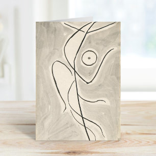 Dance Abstraction   Abraham Walkowitz Card