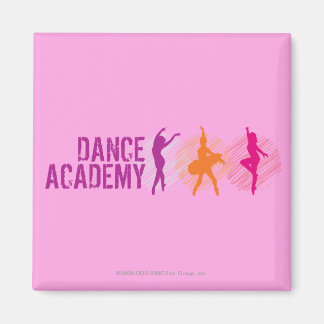 Dance Academy Colour Dancers Logo Magnet