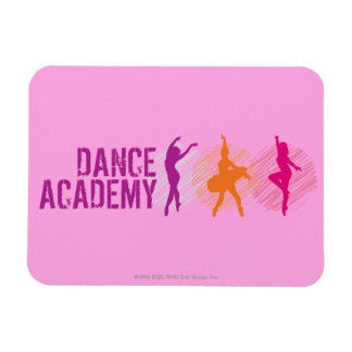 Dance Academy Colour Dancers Logo Magnet