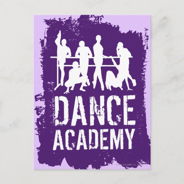 Dance Academy Silhouettes Logo Postcard (Front)