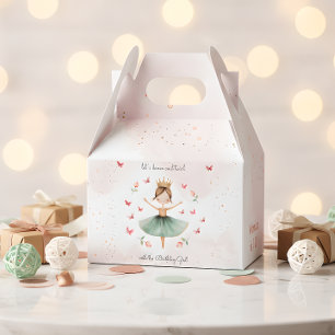 Dance and twirl cute ballerina ballet kid birthday favour box