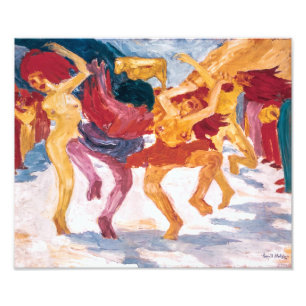 Dance Around the Golden Calf Emil Nolde Photo Print