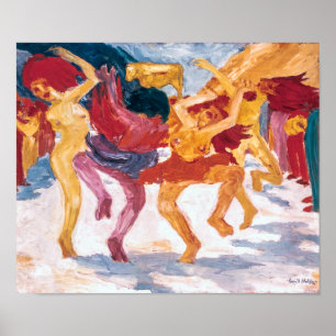 Dance Around the Golden Calf   Emil Nolde   Poster