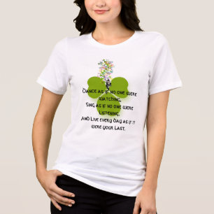 Dance As If No One Were Watching Tri-Blend Shirt