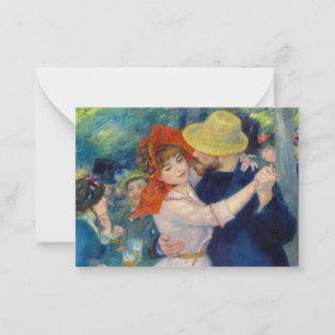 Dance at Bougival, 1883 by Pierre-Auguste Renoir Card
