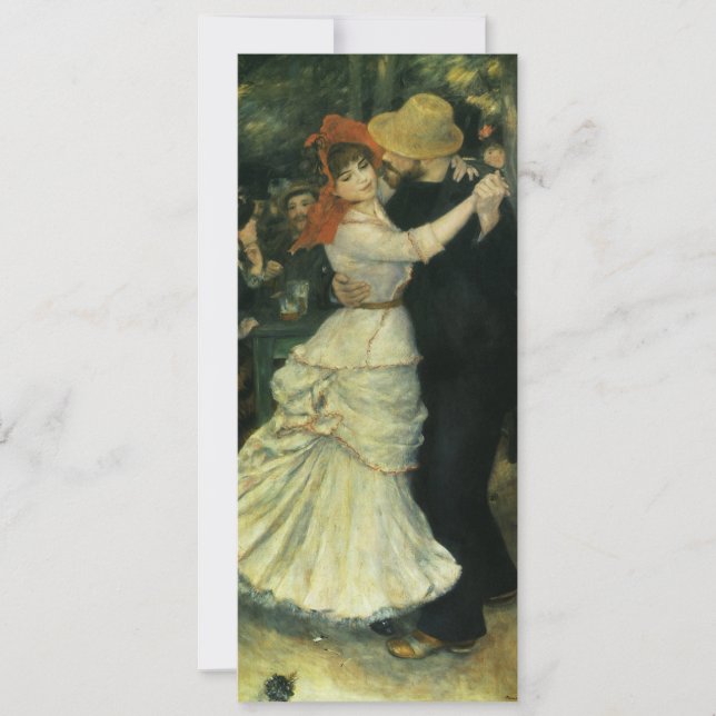 Dance at Bougival by Pierre Renoir, Vintage Art (Front)