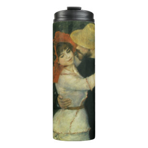 Dance at Bougival by Pierre Renoir, Vintage Art Thermal Tumbler