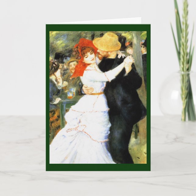 Dance at Bougival Card (Front)