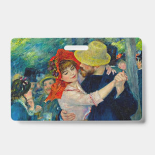 Dance at Bougival Pierre Renoir ID Badge