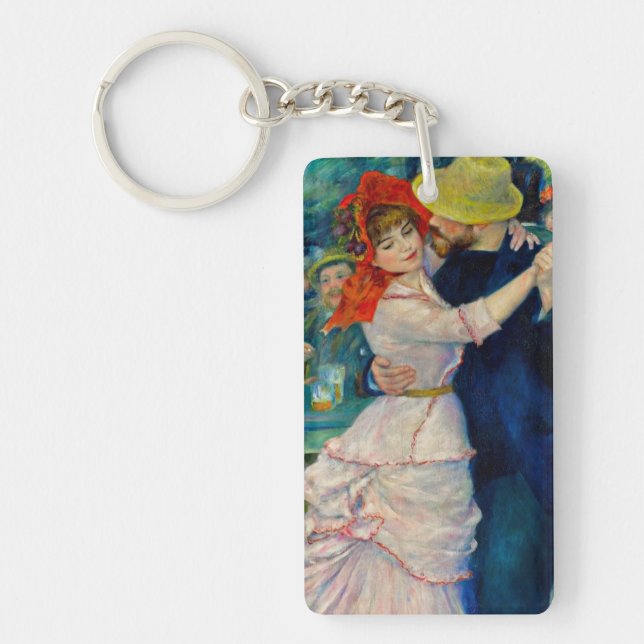 Dance at Bougival Pierre Renoir Key Ring (Front)